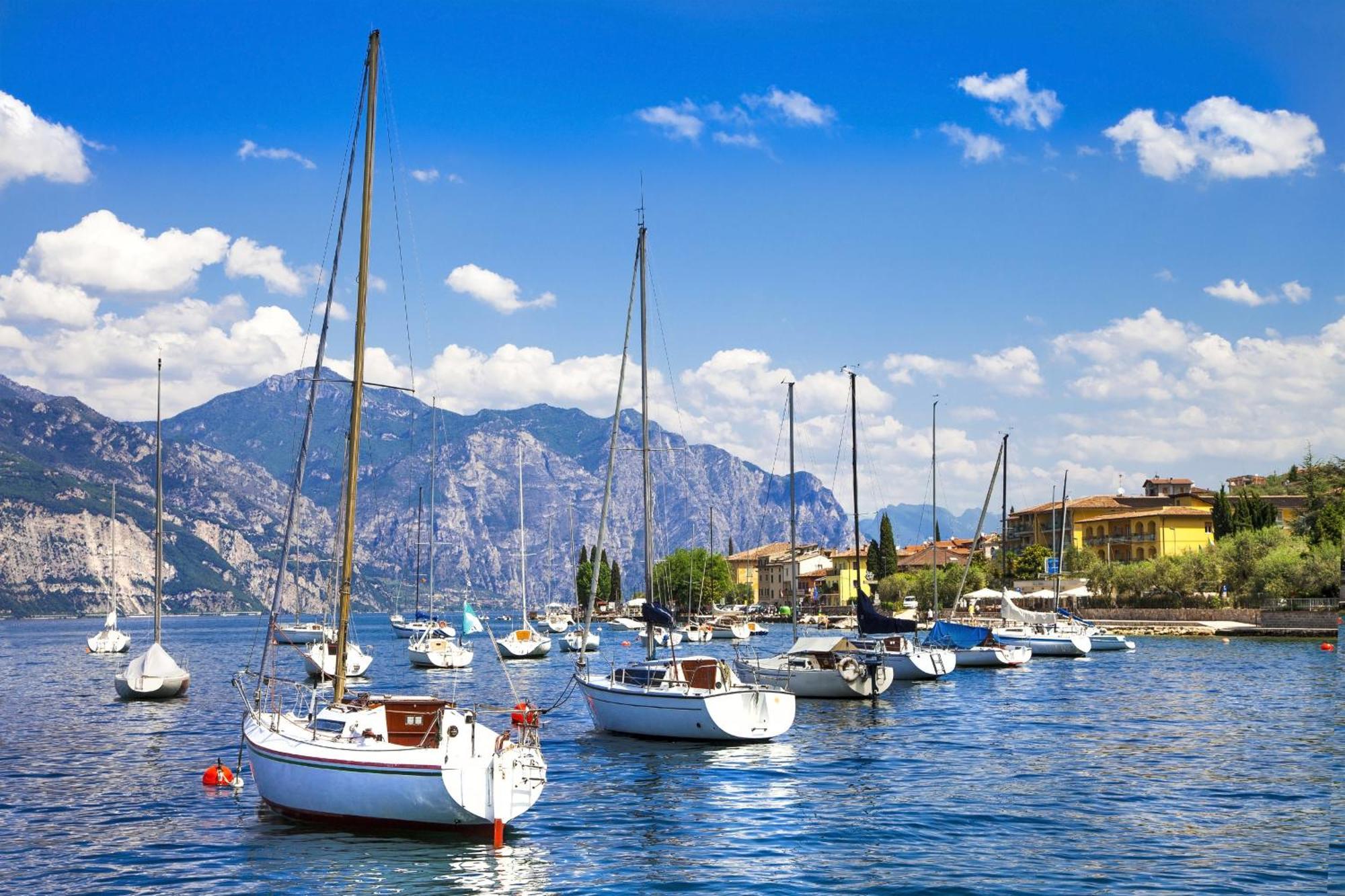 Dogana Best Lake View - Happy Rentals Torbole Sul Garda Bagian luar foto